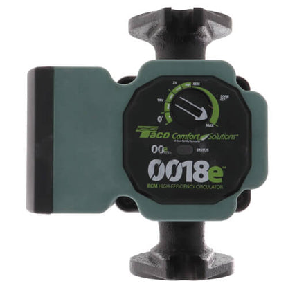 Taco 0018E-2F2 - 0018E Series Cast Iron ECM High-Efficiency Circulator Pump with Bluetooth Connection, 125PSI, 120V