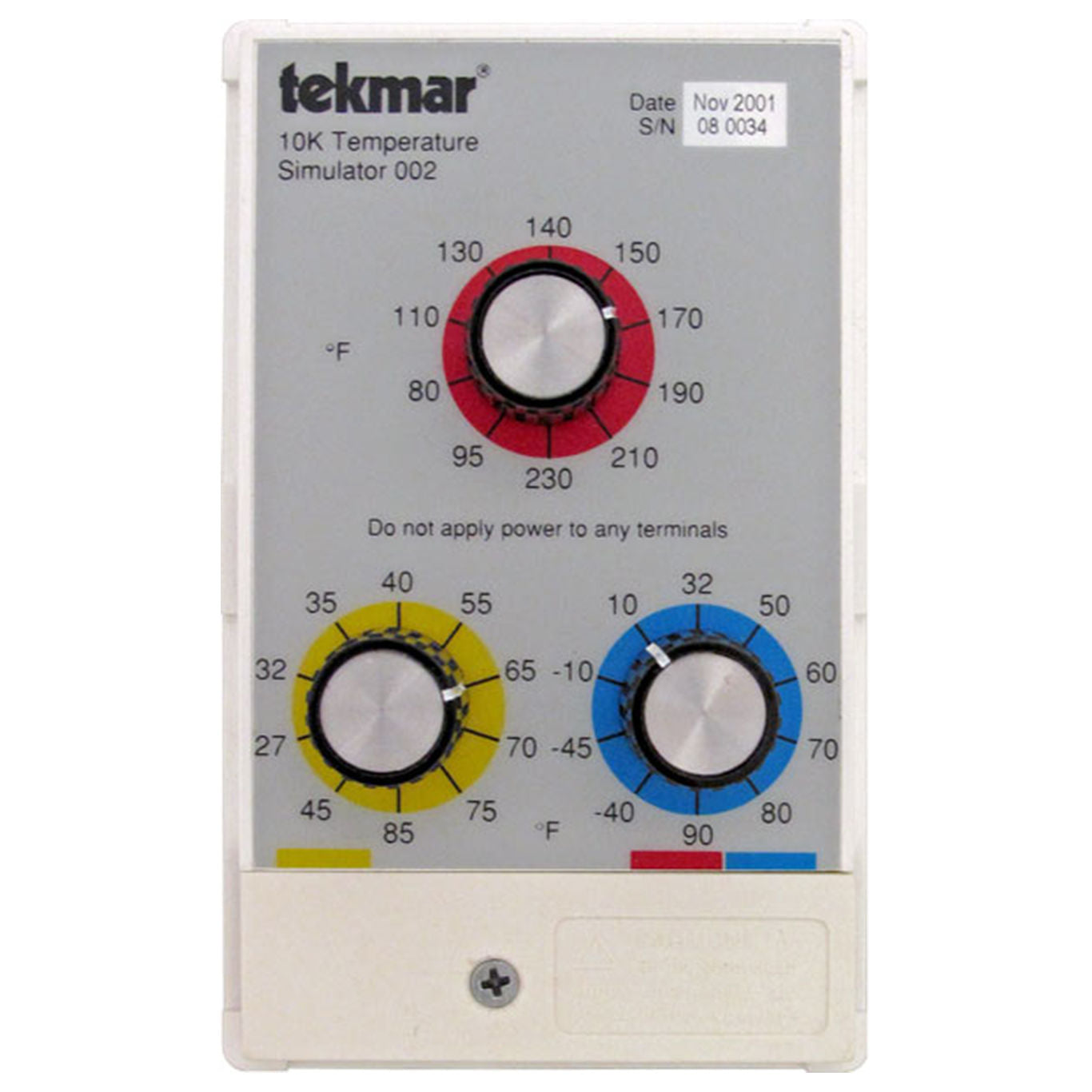 Tekmar 002 10K Temperature Simulator 