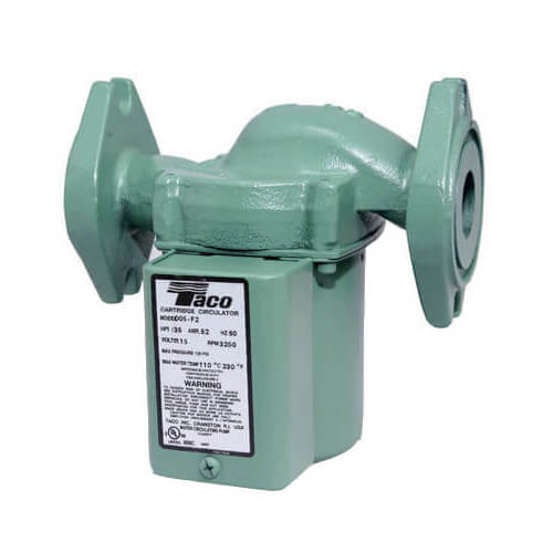 Taco 005-F2-2IFC - Series 005 Cast Iron Circulator Pump with Integral Flow Check, 1/35 HP, 115V, 125 PSI 