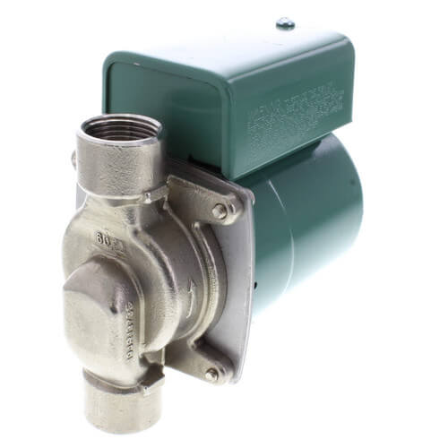 Taco 006-ST4 - 006 Series Stainless Steel Circulator Pump with 3/4" Threaded Connections, 1/40 HP, 115V, 125 PSI 