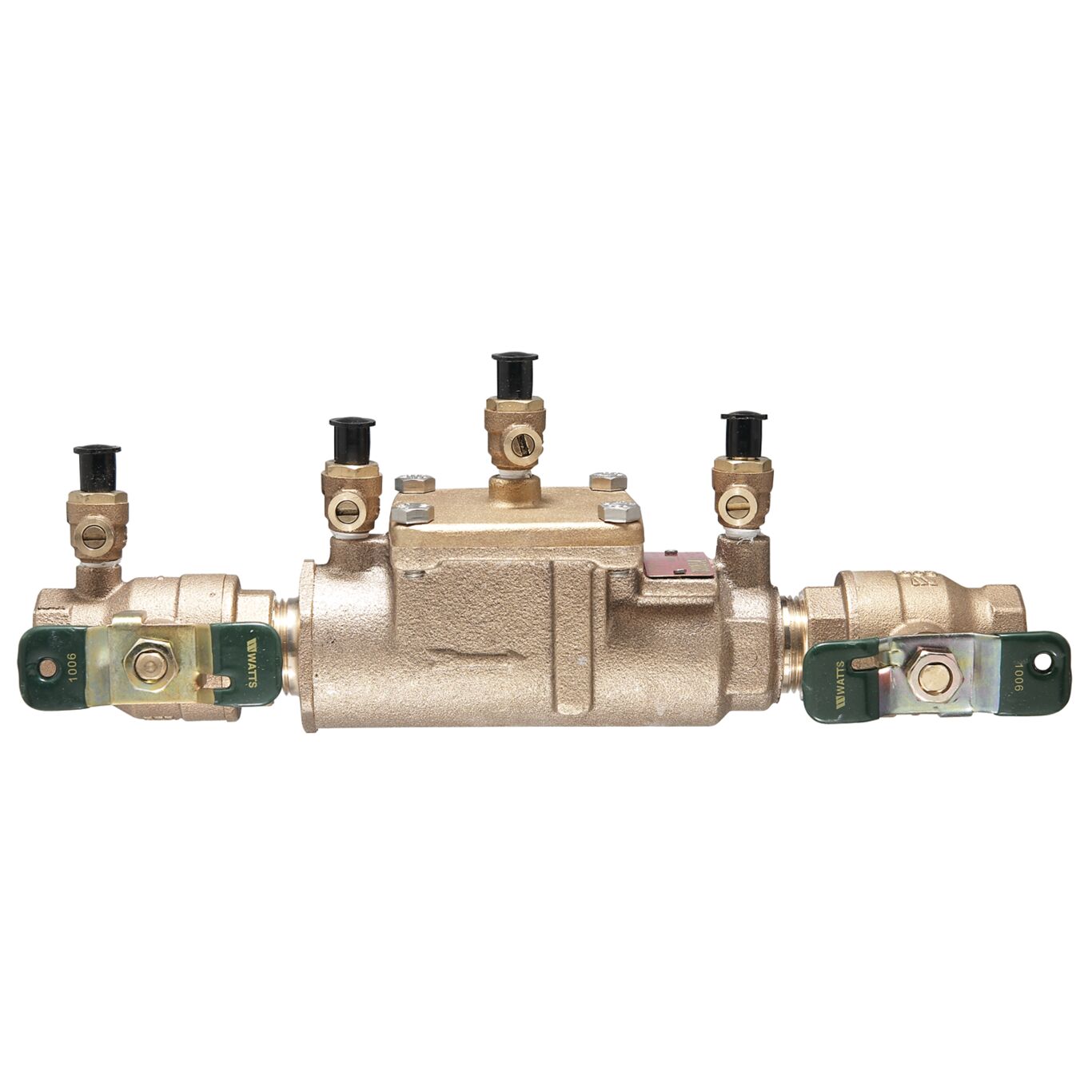 Watts 0063235 - LF007M1-QT-2 - 2" DCVA Double Check Valve Backflow Preventer Assembly with Quarter Turn Shutoff, Single Top Entry - Lead Free