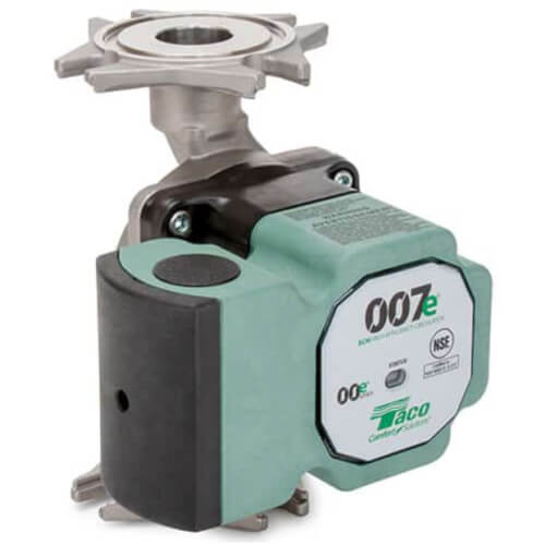 Taco 007E-SF4 - 007E Series ECM High-Efficiency Stainless Steel Circulator Pump with IFC, Universal Flange (120V, 60Hz, 1 PH)