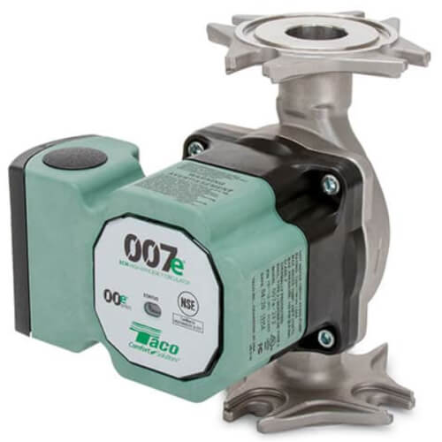 Taco 007E-SF4 - 007E Series ECM High-Efficiency Stainless Steel Circulator Pump with IFC, Universal Flange (120V, 60Hz, 1 PH) 