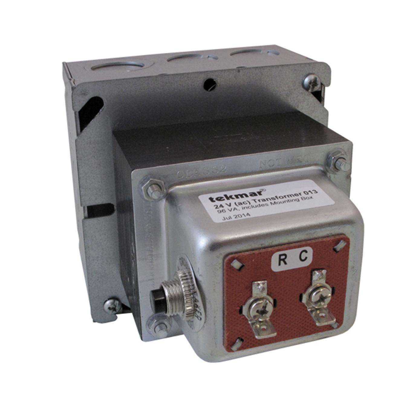 Tekmar 013 - 24 V (ac) Transformer, 96 VA, and Mounting Box 