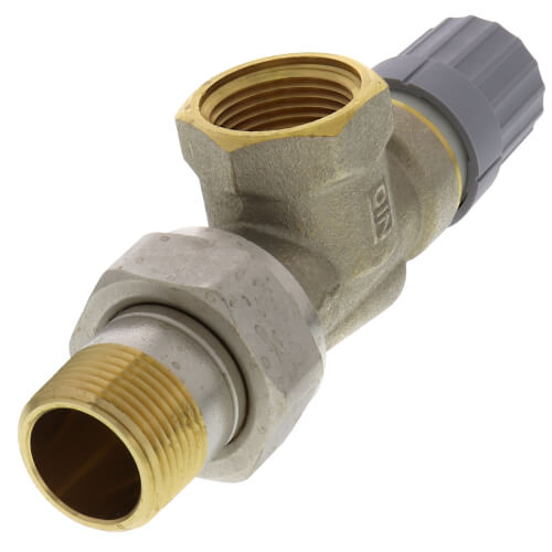 Danfoss 013G8018 3/4" NPT Side Mount Angle Thermostatic Radiator Valve | Plumbers Center