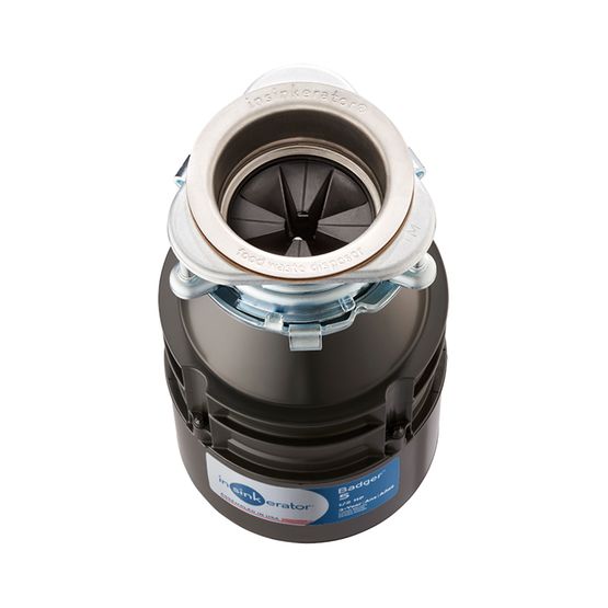 InSinkErator 79008C-ISE Badger 5 Continuous Feed Food Waste Garbage Disposal 1/2 HP, Power Cord Included 