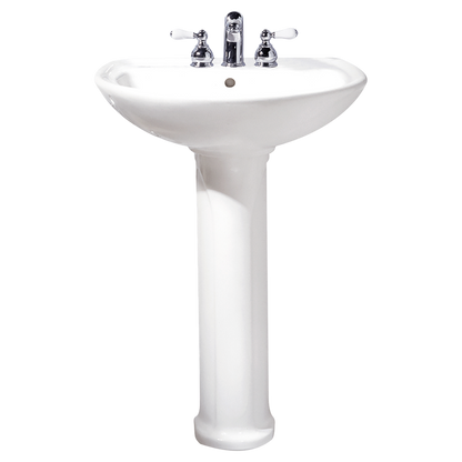 American Standard 0236001.020 Cadet Single Hole Pedestal Bathroom Sink Top - White | Plumbers Center