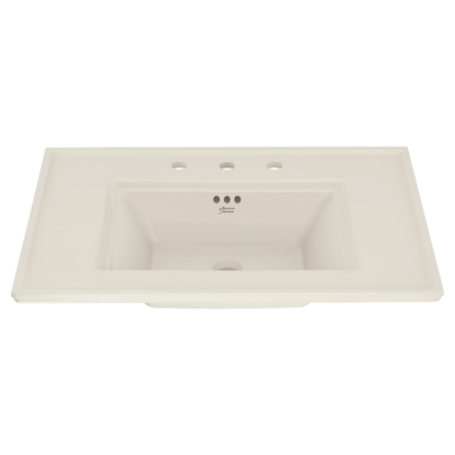 American Standard 0298008.222 Town Square S Vanity Bathroom Sink, 8-inch Centers  in Linen | Plumbers Center