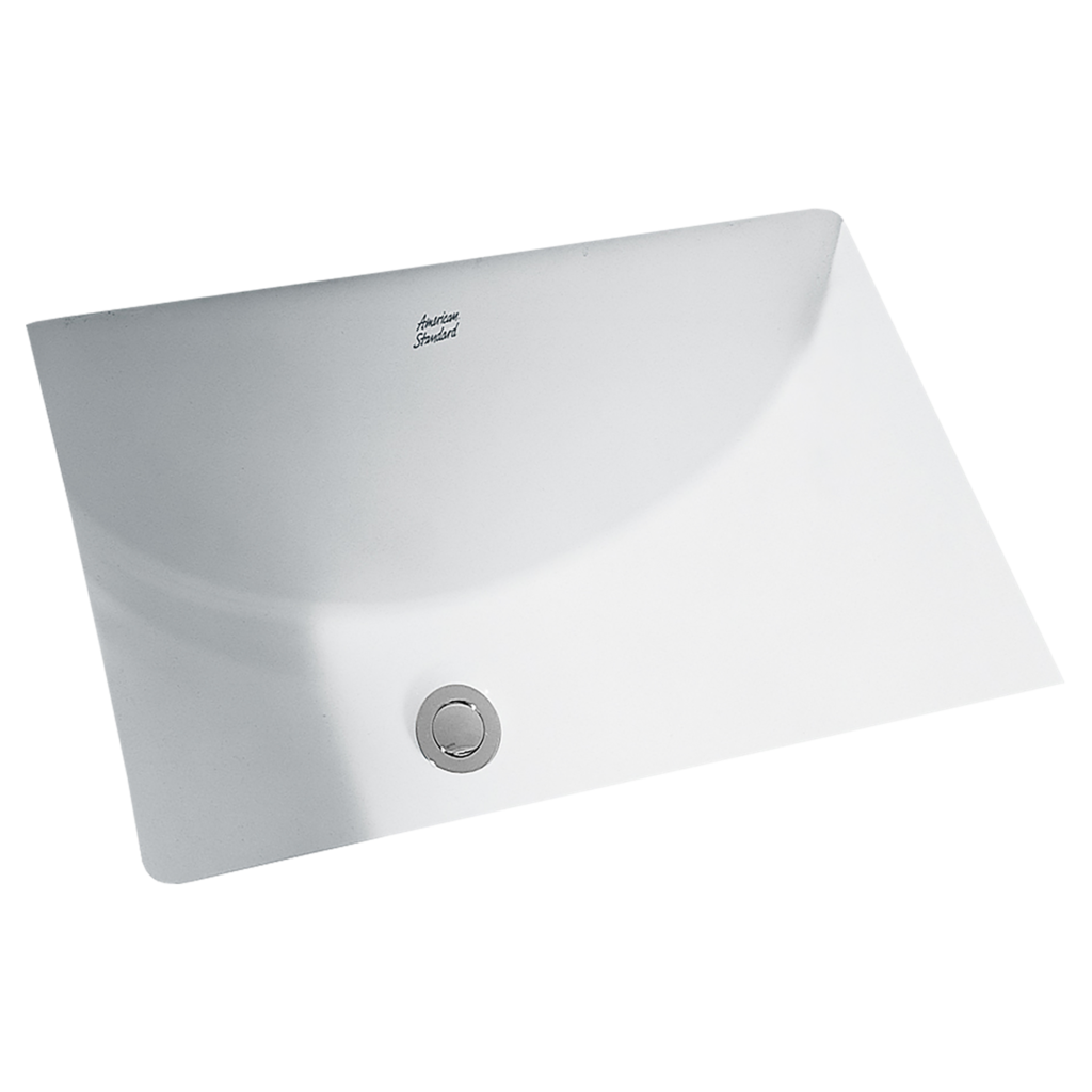 American Standard 0614000.020 Studio Undermount Rectangular Bathroom Sink, White | Plumbers Center