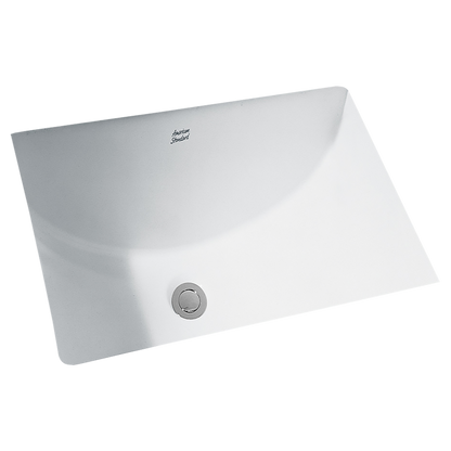 American Standard 0614000.020 Studio Undermount Rectangular Bathroom Sink, White | Plumbers Center