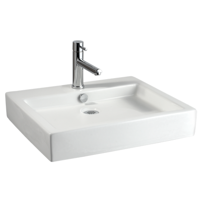 American Standard 0621001.020 Studio 1-Hole Above Counter Rectangular Bathroom Sink, white | Plumbers Center