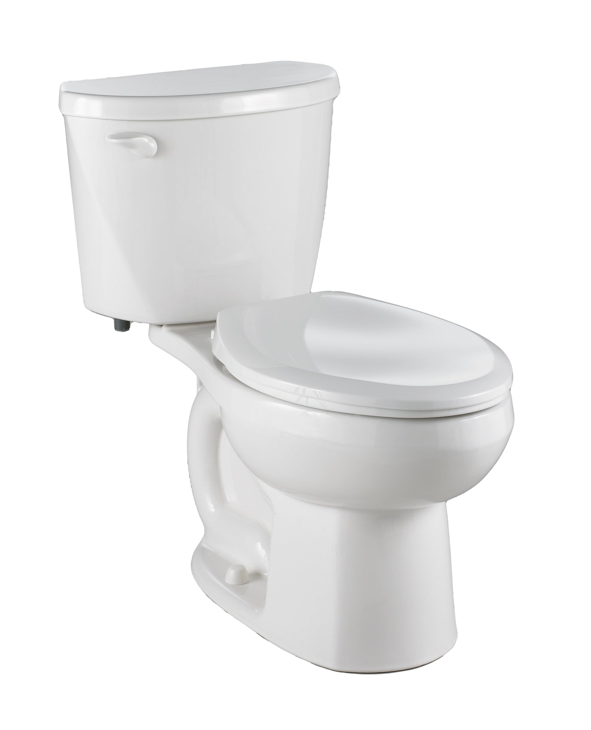 American Standard 2428500.020 Evolution 2 Two-Piece Toilet, 1.6 GPF/6.0 LPF, Right Height Elongated Toilet, with Lined Tank, White (Less Seat)