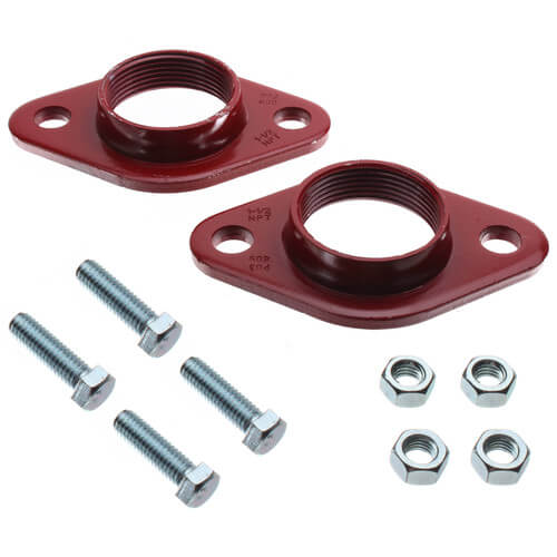 Bell & Gossett 101007 - 1-1/2" NPT Cast Iron Pump Flanges for HV, PL, NRF Series Pumps (Threaded) | Plumbers Center