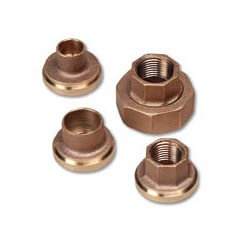 Taco 110-559 - 3/4" Sweat Bronze Half-Union Freedom Pump Flange (Pair) 