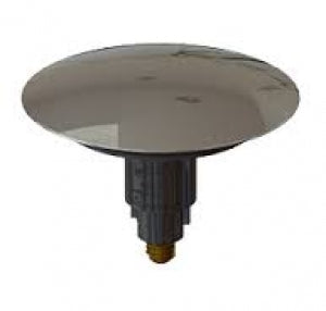 OS&B 330BN-L Waste & Overflow Clicker Cartridge Large Strainer Cover in Brushed Nickel 