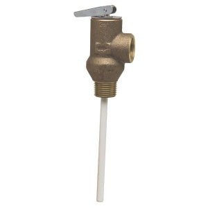 Watts 0004611 1XL 1/2" Bronze Temperature and Pressure Relief Valve - 150 PSI 