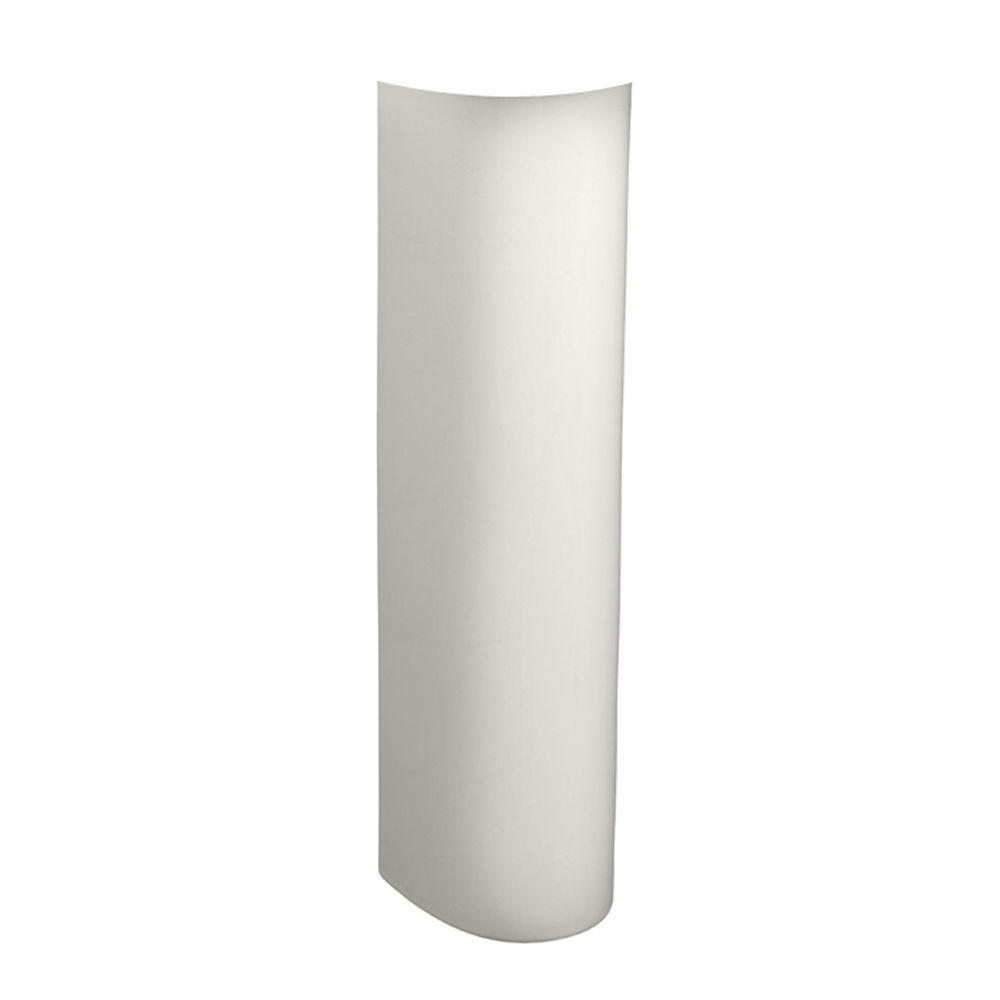 American Standard 731150-400.020 Evolution Pedestal Sink Leg in white