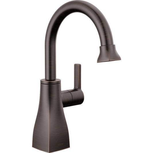 Delta 1940-RB-DST Contemporary Square 1-Handle Deck Mounted Beverage Faucet for Cold water in Venetian Bronze | Plumbers Center