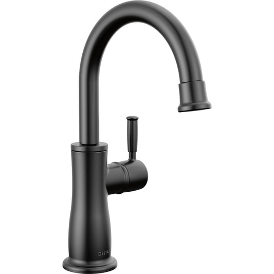 Delta 1960-BL-DST Traditional 1-Handle Deck Mounted Beverage Faucet in Matte Black | Plumbers Center