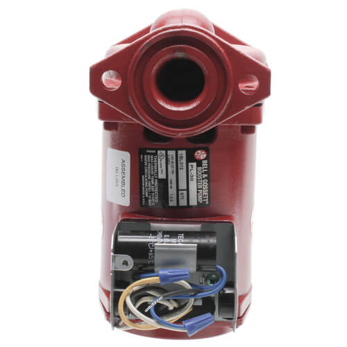 Bell & Gossett 1BL012 - PL-30 Cast Iron Booster Pump, 1/12 HP, 115V, 150 PSI, with Flanged End Connections 