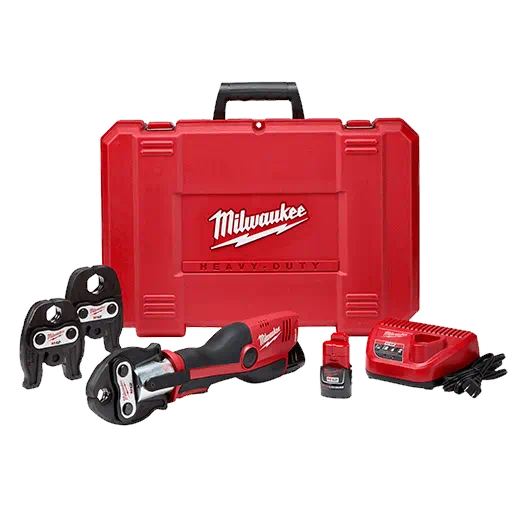 Milwaukee 2473-22 M12 FORCE LOGIC Cordless Press Tool Kit with Jaws (1/2" to 1" Jaws) 