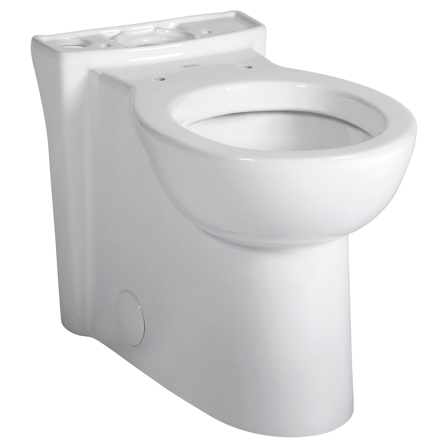 American Standard 3053120.020 Studio Concealed Trapway Right Height Round Toilet Bowl with Seat & Cover - White 