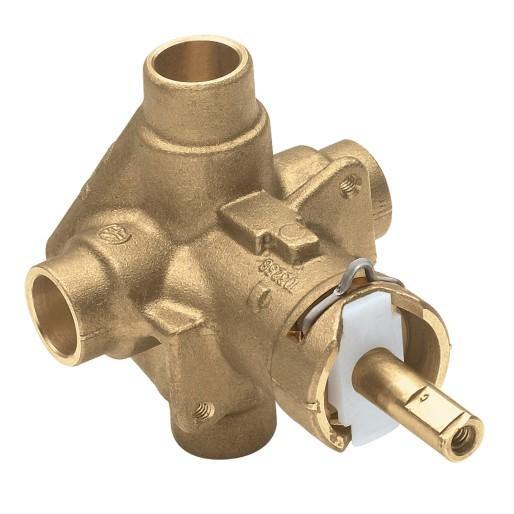 Moen 62320 Posi-Temp Pressure Balancing Valve for Tub & Shower 1/2" Copper Connection 