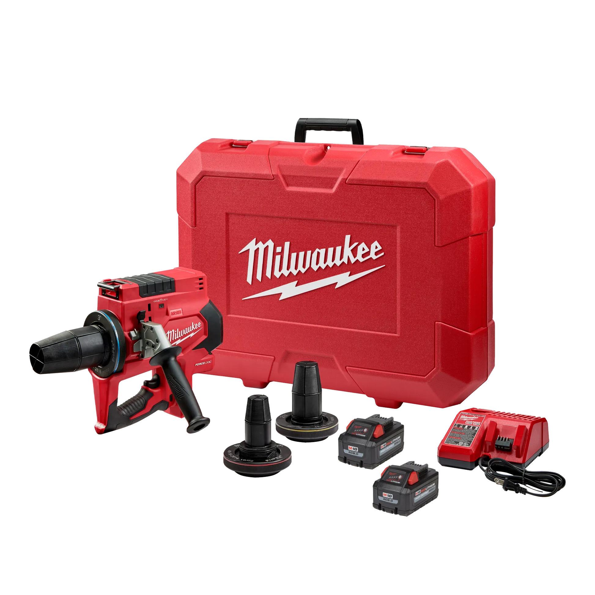 Milwaukee 2633-22HD Cordless M18 FORCE LOGIC 2” - 3” ProPEX Expansion Tool Kit