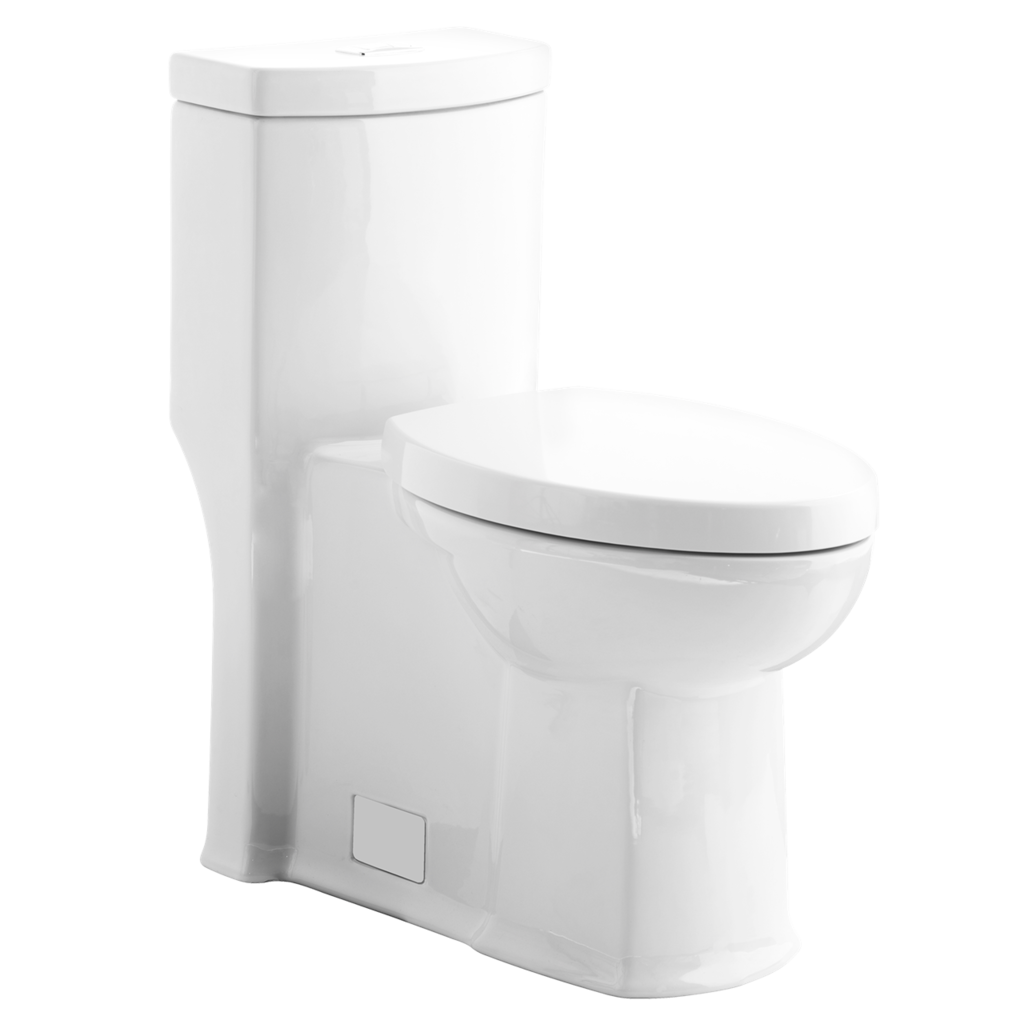 American Standard 2891128.020 Boulevard FloWise Right Height Elongated 1-Piece Toilet, 1.28 gpf, ADA Compliant, White | Plumbers Center