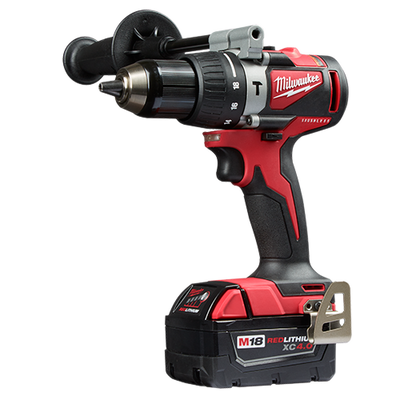 Milwaukee 2902-22 M18 1/2" Brushless Cordless Hammer Drill Complete Kit with Batteries, Charger and Carrying Case 