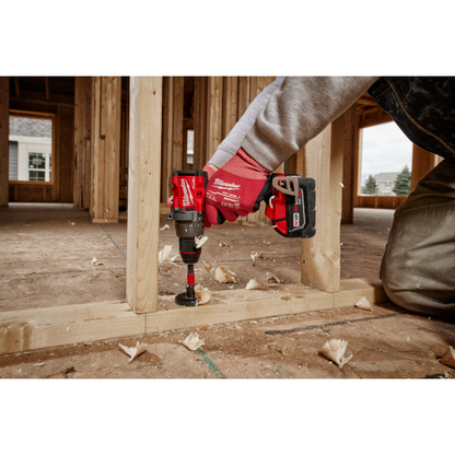 Milwaukee 2904-22 M18 FUEL Cordless 1/2" Hammer Drill/Driver Kit Complete with Battery, Charger & Case