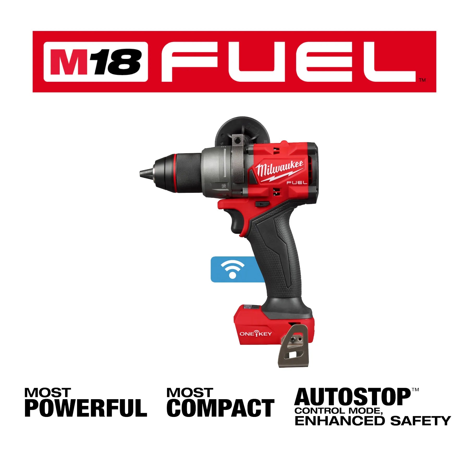 Milwaukee 2905-20 M18 FUEL™ 1/2" Drill/Driver With ONE-KEY 