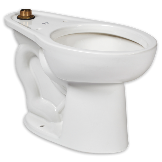 American Standard 3461001.020 Madera FloWise Elongated Flushometer Toilet Bowl, Top Spud, ADA 16-1/2" Height, White