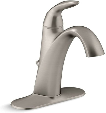 Kohler K-45800-4-BN - Alteo® Single-Handle Single Hole Bathroom Sink Faucet w/ Metal Drain Assembly, Vibrant Brushed Nickel | Plumbers Center