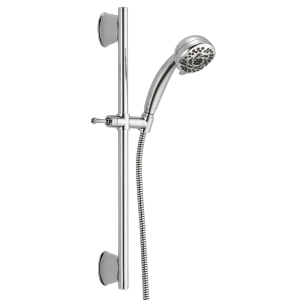 Delta 51599-DS 5-Setting Hand Shower with Slide Bar, 82" Hose in Chrome | Plumbers Center