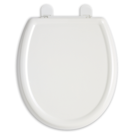 American Standard 5350110.020 Cadet 3 Elongated Plastic Slow Close Toilet Seat, White | Plumbers Center