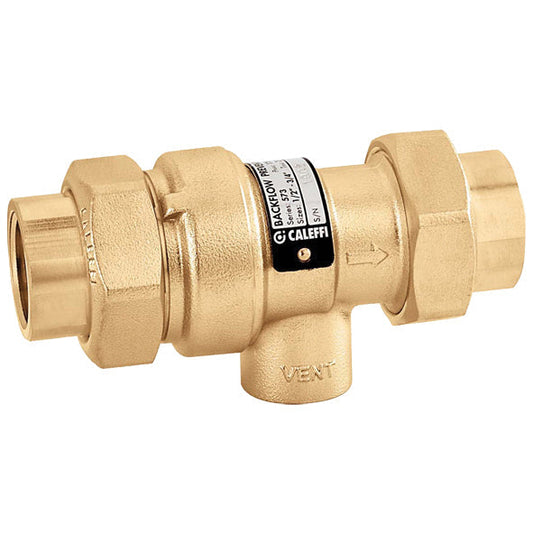 Caleffi 573503A - 3/4" Female NPT Series 573 Dual Check Backflow Preventer with Intermediate Atmospheric Vent | Plumbers Center