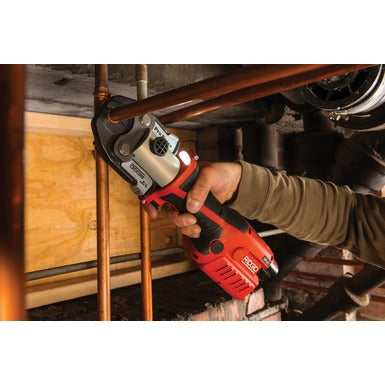 RIDGID 57363 RP 241 Compact Press Tool Kit Complete with 12V Batteries, Charger, Includes 1/2" to 1-1/4" ProPress Jaws 