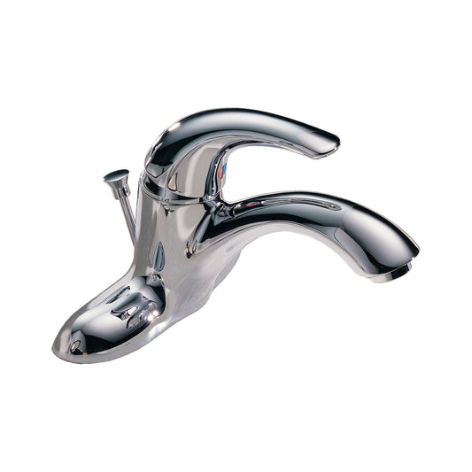 Delta 580LF-TP Classic Single Handle Bathroom Faucet in Chrome | Plumbers Center