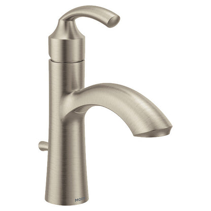 Moen 6170BN Glyde One-Handle High Arc Bathroom Faucet, Brushed Nickel