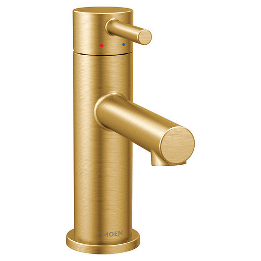 Moen 6190BG Align Single-Handle Single-Hole High Arc Bathroom Faucet in Brushed Gold 