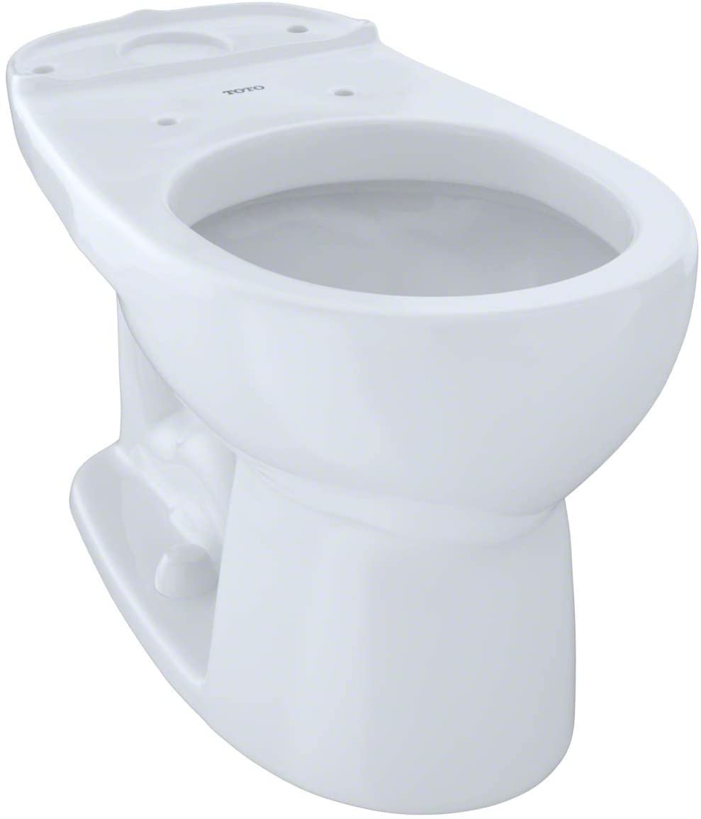 Toto C743E#01 Eco Drake Round Toilet Bowl in Cotton White 