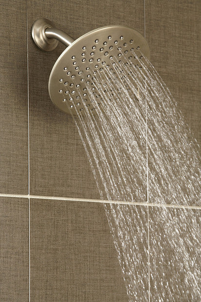 Moen S6320EPBN Velocity Two-Function 8" Diameter Spray Head Eco-Performance Showerhead, Brushed Nickel 