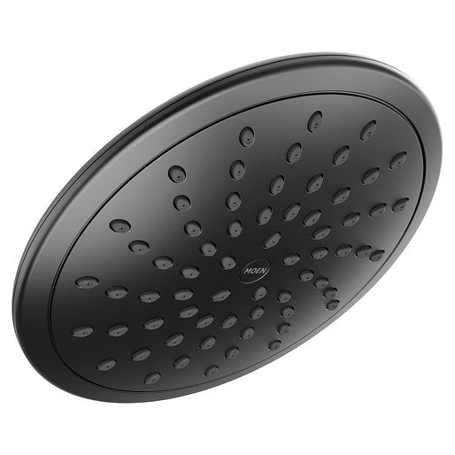 Moen 6345BL Single-Function 8-Inch Fixed Rainfall Showerhead in Matte Black 