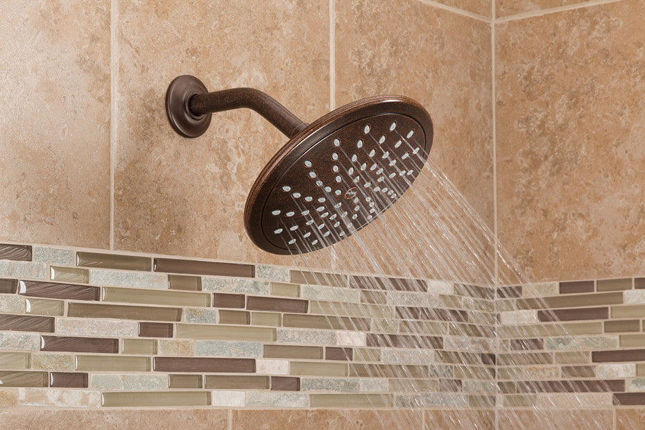 Moen 6345ORB Single-Function 8-Inch Fixed Rainfall Showerhead in Oil Rubbed Bronze 