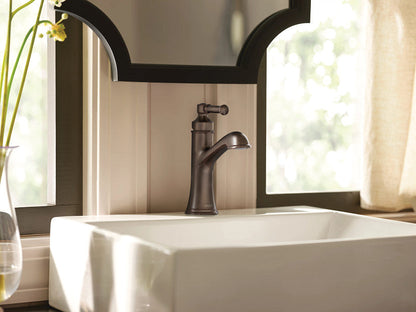 Moen 6803ORB Dartmoor Single-Hole One-Handle High Arc Bathroom Faucet, Oil Rubbed Bronze