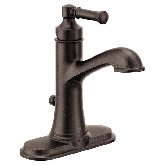 Moen 6803ORB Dartmoor Single-Hole One-Handle High Arc Bathroom Faucet, Oil Rubbed Bronze