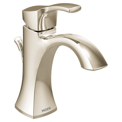 Moen 6903NL Voss Single Hole, 1-Handle  Bathroom Faucet in Polished Nickel 