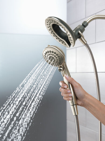 Delta 75583CSN-140 In2ition 5-Setting Two-in-One Shower with Detachable Hand Shower in Satin Nickel 