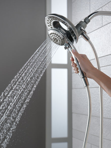 Delta 75583C-140 In2ition® 5-Setting Two-In-One Shower with a Detachable Hand Shower in Chrome 